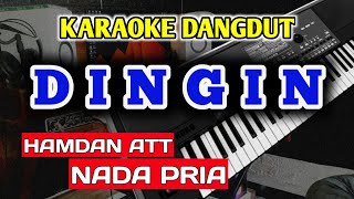 DINGIN KARAOKE DANGDUT NADA PRIACOWOK [upl. by Ahsinauj320]