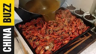 A musthave dish in Chinese summer  Crayfish [upl. by Grussing]