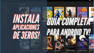 Instalar aplicaciones de terceros en Android TV con downloader [upl. by Aicala341]