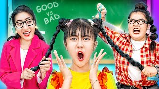 Good Teacher Vs Bad Teacher  Funny Stories About Baby Doll Family [upl. by Atteloj467]