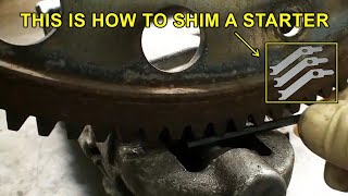 How to Shim a Starter the Right Way [upl. by Oiled]