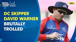 Delhi Capitals captain David Warner brutally trolled for batting righthanded against Mumbai Indians [upl. by Nierman]