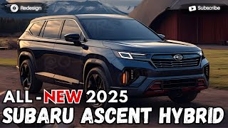 2025 Subaru Ascent Hybrid Revealed  Embark Into The Future [upl. by Tyson]