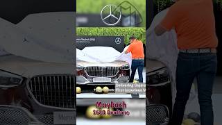 VIP Home Delivery of Dual Tone Maybach S680 in Gujarat  Exclusive Luxury Unveiling [upl. by Novj]