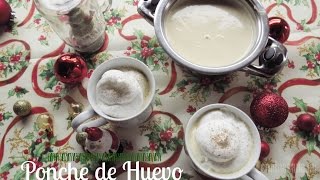 Ponche de Huevo Receta rápida y fácil para Navidad o Año Nuevo [upl. by Ueih]