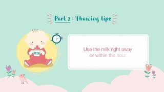 How do you store and thaw breast milk [upl. by Chuah676]