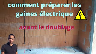 comment préparer les gaines électrique avant le doublage [upl. by Adrianne77]