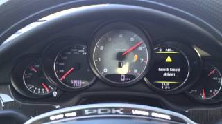 Porsche Panamera 4S Launch Control 0100 kmh [upl. by Oicam]