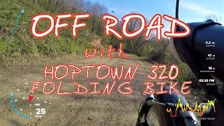 Off Road with BTWIN Hoptown 320 Folding Bike [upl. by Emmy]