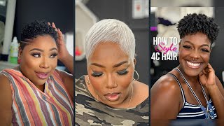 How To Style 4C Hair  36 Cute Summer Short Hairstyle and Haircut Ideas for Black Women in 2024 [upl. by Naerad]