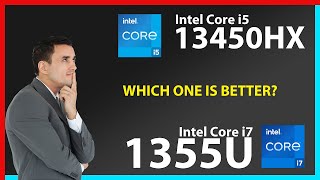 INTEL Core i5 13450HX vs INTEL Core i7 1355U Technical Comparison [upl. by Manny]