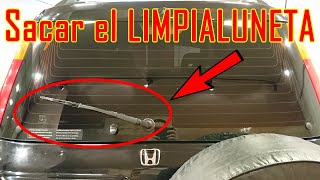 🎉 Como SACAR y PONER el LIMPIAPARABRISAS trasero ✨  Honda CRV 9701 G1 RD123  Juanlmatuscom [upl. by Etteluap63]