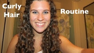 Curly Hair Styling Routine 2012  Wash n Go [upl. by Yrehcaz]