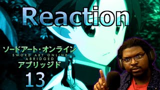 Sword Art Online Abridged Episode 13 REACTION The importance of Roleplaying etiquette [upl. by Rowe170]