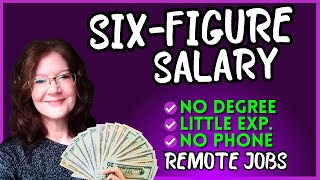 3 High Paying Remote Jobs With NO DEGREE NEEDED  Little Experience amp Non Phone [upl. by Viccora517]