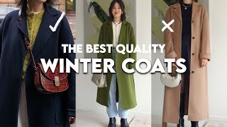 THE BEST WOOL COATS FOR WINTER Comparing 7 Different Styles [upl. by Eelyak309]