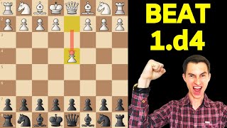 TRICKY Chess Opening for Black Against 1d4 Unstoppable Attack [upl. by Jun]