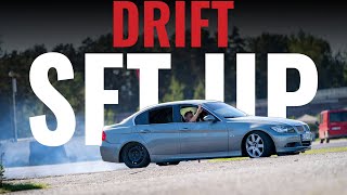 BMW E90 330i Track Drifting [upl. by Aeel117]