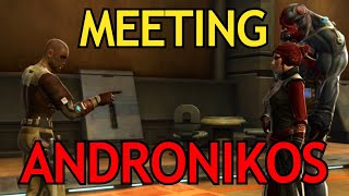 SWTOR  First Time Meeting Andronikos Revel [upl. by Retep]