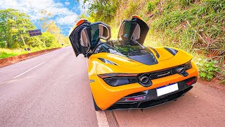 MINHA PRIMEIRA VIAGEM COM A MINHA MCLAREN 720S [upl. by Ashford542]