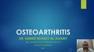 Rheumatology 10 Osteoarthritis [upl. by Etom24]