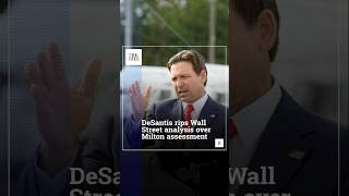 DeSantis Rips Wall Street Analysis Over Milton Assessment [upl. by Yllrebmik]