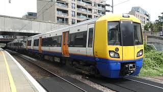 Overground Class 378s at Dalston Kingsland  14072024 [upl. by Pompea445]