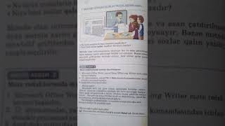 6 cı sinif informatika seh 262728 part 1 [upl. by Attaymik]