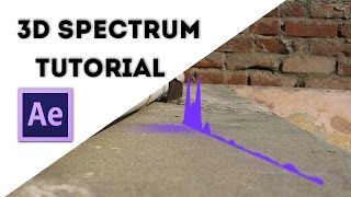 After effects Tutorial  3D Audio spectrum [upl. by Angus]