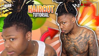 How To Cut Your Hair W Dreadlocks  Haircut Tutorial  Hair Transformation [upl. by Tomasine]