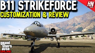 B11 Strikeforce Customization amp Review  GTA Online [upl. by Bever]