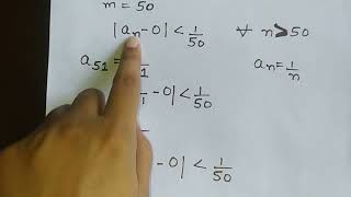 Convergent Sequence  epsilon delta definition Explain with example [upl. by Lirba]