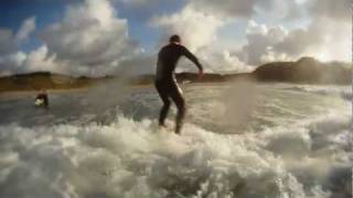 Karmøy Folkehøgskole  Surfing på Sandvestrand [upl. by Zevahc]