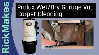 Prolux WetDry Garage Vac Carpet Cleaning [upl. by Anirav172]