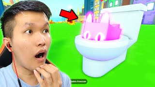 OMG AKU DAPET SECRET PET DARK MATTER TOILET CAT DI PET SIMULATOR X  ROBLOX INDONESIA [upl. by Ermengarde927]