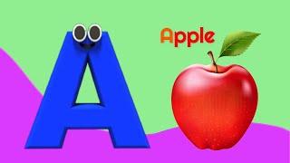 The Letter A Song  ABC Songs for Kids  Learn the alphabet [upl. by Donnenfeld742]