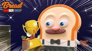 BreadBarbershop3  God of actor MrBread  english animationdessert [upl. by Josy456]