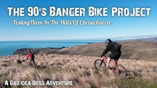 Are Our 90s Mountain Bikes Any Good In The Hills Of Christchurch  New Zealand [upl. by Aneeras]