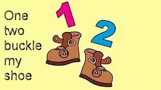 One Two Buckle My Shoe  Rhyme Time  Popular Nursery Rhymes for Children [upl. by Yanarp723]