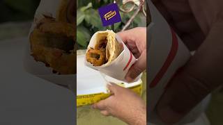 Chicken Seekh Kabab Wrap by Faasos 😋 foodreview ashortaday foodshorts rolls shorts [upl. by Zeculon]