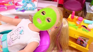 Toy Spa Play Set Haul Unboxing amp Review [upl. by Ecnerolf]