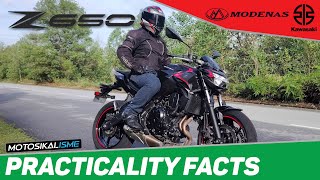 MODENAS X KAWASAKI Z650  PRACTICALITY FACTS  SUPER EASY STREET FIGHTER [upl. by Halas]