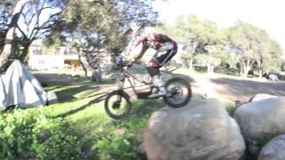 2013 OSET Electric Trials Bike Test [upl. by Onitnelav578]