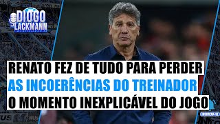 O SOFRIMENTO DO TORCEDOR PARECE SER O COMBUSTÍVEL DE RENATO PORTALUPPI GRÊMIO EMPATA COM O FLU [upl. by Airotciv]