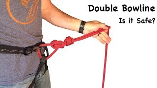 How to Tie In for Rock Climbing The Double Bowline [upl. by Roath28]