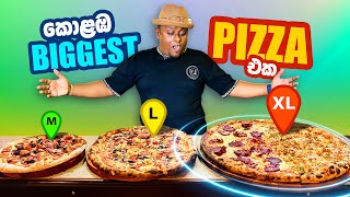 කොළඹ ලොකුම Extra Large Pizza එක 🍕 [upl. by Puritan]