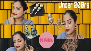 Everstylish Earrings haul  affordable jewellery Under 200rs  Must buy  Good quality 😍 [upl. by Nojad365]