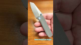 Golden Designworks Nugget everdaycarry blade pocketknife music [upl. by Assena]