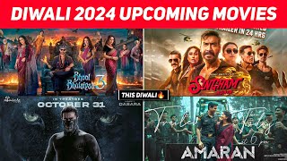 Top 10 Diwali 2024 Upcoming Movies 2024 Hindi  Upcoming Big Bollywood amp South Indian Films [upl. by Yasibit]