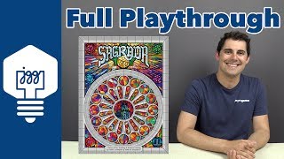 Sagrada Full Playthrough  JonGetsGames [upl. by Anairotciv]